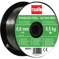Telwin Hilo de soldadura de acero inoxidable 0.8 mm 0.5 kg