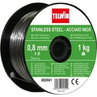 Telwin Alambre de soldadura de acero inoxidable 0.8 mm 1 kg
