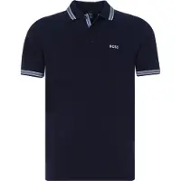 BOSS Camiseta 'Paddy' azul noche / blanco