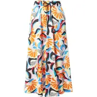 Urban Classics Falda azul claro / amarillo pastel / rojo vivo / negro