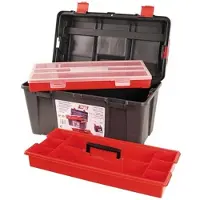 Tayg - Caja de herramientas - 480 x 258 x 255 mm - Con bandeja y compartimentos - 31,5 litros