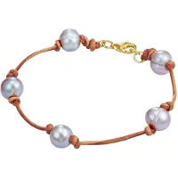 Valero Pearls Pulsera gris