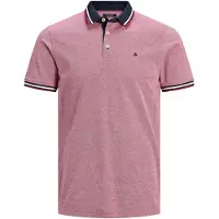 Jack & Jones Camiseta 'Paulos' navy / eosin / rojo / blanco