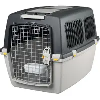 Stefanplast , transportín Gulliver, tamaño 5: 58 x 60 x 79 cm, color gris claro/gris