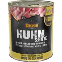 Belcando comida húmeda - Pollo y pato con mijo y zanahorias - 6 x 800 gramos