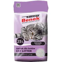 Super Benek Arena Para Gatos Estándar De Lavanda Certech 20kg