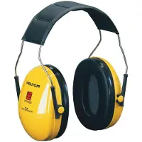 3M Auriculares PELTOR Optime I, 27 dB, amarillo, con diadema, H510A-401-GU