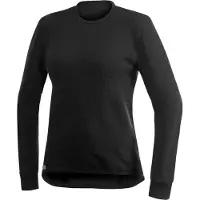 Woolpower - Crewneck 200 - Camiseta de manga larga size L, negro