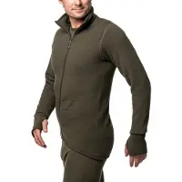 Woolpower - Full Zip Jacket 400 - Chaqueta de lana size L, oliva