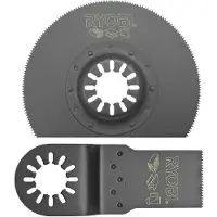 Ryobi Juego de hojas de sierra RAK02MT, de 2 piezas, para herramienta multifunción