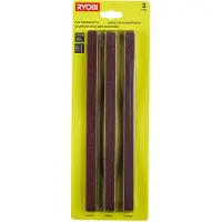 Ryobi - Juego de 3 correas de 13x457 mm para lijadora de banda, modelo RAKPFB03, número de artículo 5132004521