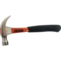 SNA Europe Martillo De Uñas Con Mango De Fibra De Vidrio Y Agarre De Goma 450g