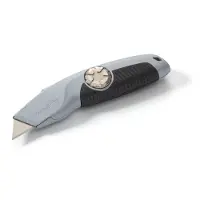 Hultafors : Cuchillo extensible con botón giratorio – color gris