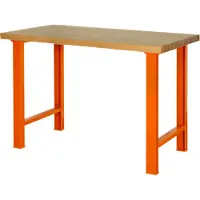 Bahco Banco De Trabajo De Encimera De Industria Pesada De Castaño 1495wb15tw Con 4 Patas 1500x750x1030 Mm