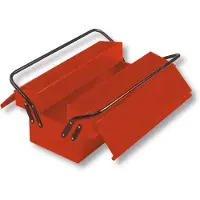 Bahco Caja De Herramientas De Metal Con La Posibilidad De Colocar Un Candado 270 Mmx210 Mmx335 Mm 3 Compartimentos