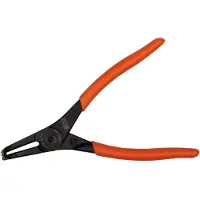 Bahco Pinza para retenes de seguridad externos, con mordazas anguladas de 90°, acabada en . Longitud: 289 mm