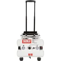 Senco Compresor de aire sin aceite, silencioso, de 10 litros, modelo AC12810