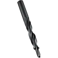 DORMER Broca multifacetada según la norma DIN 8374, tipo N, M8, acero rápido (HSS), vástago cilíndrico, ángulo de 90 grados