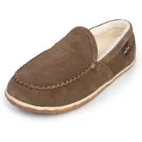 Minnetonka Mocasines 'Tilden' crema / marrón
