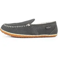 Minnetonka Mocasines 'Tilden' gris / blanco