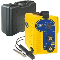 GYS Máquina de soldadura por arco eléctrico GYSMI 200P con accesorio, de 10 a 200 A, marca