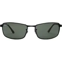 Ray-Ban - Marcas - RB3498 Polished Black G-15 Green de Aluminio - Negro