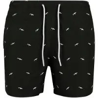 Urban Classics Bermudas negro / blanco