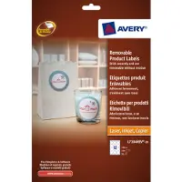 Avery Dennison Zweckform L7104REV-20 Etiquetas de producto extraíbles redondas de Ø 60 mm (240 etiquetas)