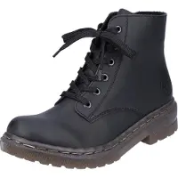 Rieker Botines con cordones negro