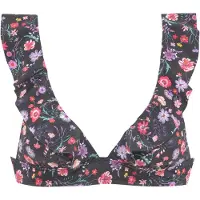LASCANA Top de bikini mezcla de colores / negro