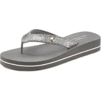 Venice beach Sandalias de dedo gris / plata