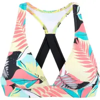 LASCANA Top de bikini deportivo mezcla de colores