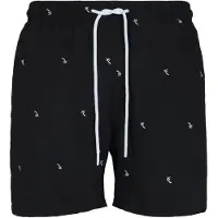 Urban Classics Bermudas negro / blanco