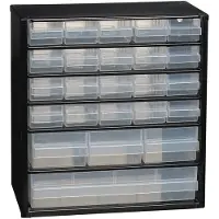 Raaco 24 Cajones Caja de Cajones Metálica con 10 Separadores
