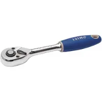 Irimo Llave de tubo reversible 105-70-1, 1/4", con cabeza esférica, fabricada en acero forjado