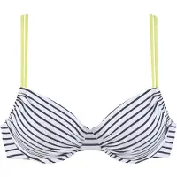 Venice beach Top de bikini amarillo / negro / blanco