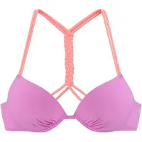 Venice beach Top de bikini lila claro / salmón