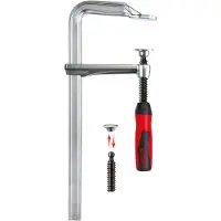 Bessey Mordaza de tornillo Ganzstahl, modelo GZ-2K, 300/120 | GZ30-12-2K