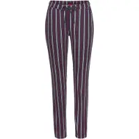 s.Oliver Pantalón de pijama marino / burdeos / blanco