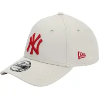 New Era Gorra beige / rojo sangre