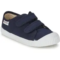 Victoria Zapatillas BLUCHER LONA DOS VELCROS niña - Azul - 25
