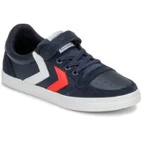 Hummel Zapatillas SLIMMER STADIL LEATHER LOW JR niño - Azul - 38