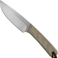 The James Brand Cuchillo The Hell Gap - OD Green / Stainless / Micarta / Straight