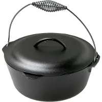 Lodge Dutch Oven, con mango espiral contenido aprox. 6,6L
