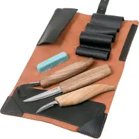 BeaverCraft Deluxe Spoon Carving Set With Walnut Handles