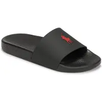 Ralph Lauren Zapatos abiertos rojo / negro