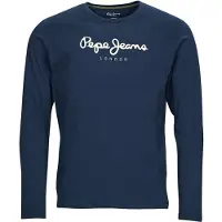 Pepe Jeans para hombre. PM508209 Camiseta Eggo Largo N marino marino (L), Casual, Manga larga, Algodón Orgánico, Sostenible, outl