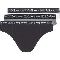 Dim Braguitas COTON STRETCH X3 hombre - Negro - T4