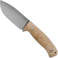 Lionsteel M2M CVN Natural Canvas Micarta cuchillo fijo