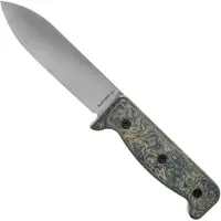 Ontario Black Bird ML5 Micarta 7502 cuchillo de supervivencia, diseño Paul Scheiter